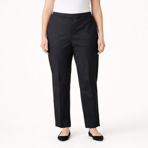 NWT Vince Camuto Slim Dress Pants Women’s 12 Black Pull On Office Career Core